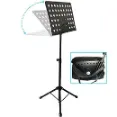 Kruzco Portable Music Stand - Music Stand With Metal Arm Extensions And Sheet Holders