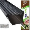 LeafTek Diy Gutter Guard - Heavy Water Capacity Guards Prevents Overflow And Obstructions