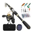 Magreel Telescopic Fishing Rod With Corrosion Resistant Rods