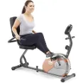 Marcy - Exercise Bike with Adjustable Foot Straps and Easy Mounting