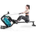 Merax Water Rowing Machine - Large Multi-Features LCD Monitor Tracking
