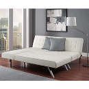 EMILY - Modern Style Sofa With Faux Leather Material