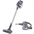 MOOSOO Cordless Vacuum - Cyclonic Filtration System To Capture Allergens