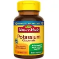 Nature Made - 550MG Natural Potassium Gluconate Addition Pills For Bad Cholesterol