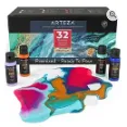 Arteza Pouring Acrylic Paint - High Flow Paint Sets For Fluid Arts And Plein Air Paintings