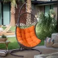 Island Bay - Powder-Coated Frame With Plush Orange Cushion