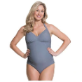 Rosewater - Classic Design Maternity SwimSuit With Halter Neck