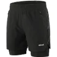 Arsuxeo - Personalized Fit Running Shorts with Reflective Logo for Better Looks