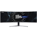 Samsung - Dual QHD Curved Display With Split-Screen Function