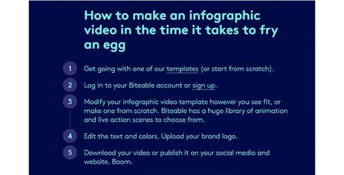 Biteable - Infographic Maker for Business, Marketing and Real Estate