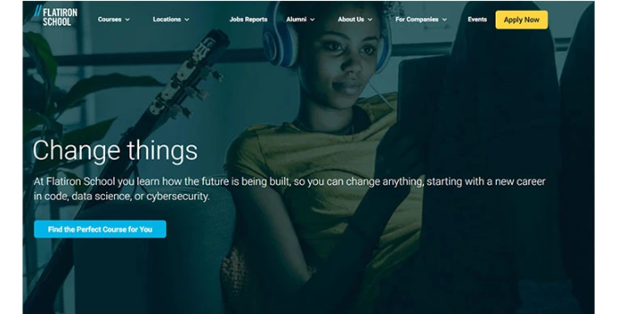 Flatiron School Online Coding Bootcamp for Students