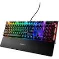 SteelSeries RGB Gaming Keyboard - Detachable Magnetic Wrist Rest Designed For Long Time Use