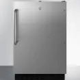 Summit - Stainless Steel Refrigerator With Simple Temperature Management