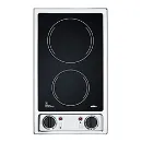 Summit - 2 Burner Electric Cooktop With Auto-Pan Detection