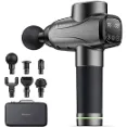 TaoTronics - Muscle Massage Gun Six Heads Attachment Muscle Massager with Travel Case