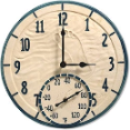 Taylor Precision Products - Impressive UV And Fade Resistant Hand Painted Design Wall Clock