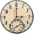 Taylor Precision Products - Impressive UV And Fade Resistant Hand Painted Design Wall Clock