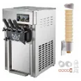 VEVOR Soft Ice Cream Machine With GMCC Double Compressor