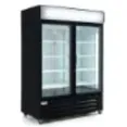 Vortex - Double door glass refrigerator for merchandiser