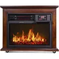 XtremepowerUS Electric Fireplace - High Performance Heater With Built In Thermometer
